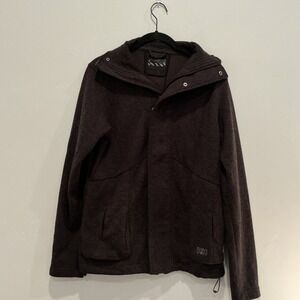 Helly Hansen HH Training Full Zip Jacket Dark Gray Heathered Fleece Size‎ M
